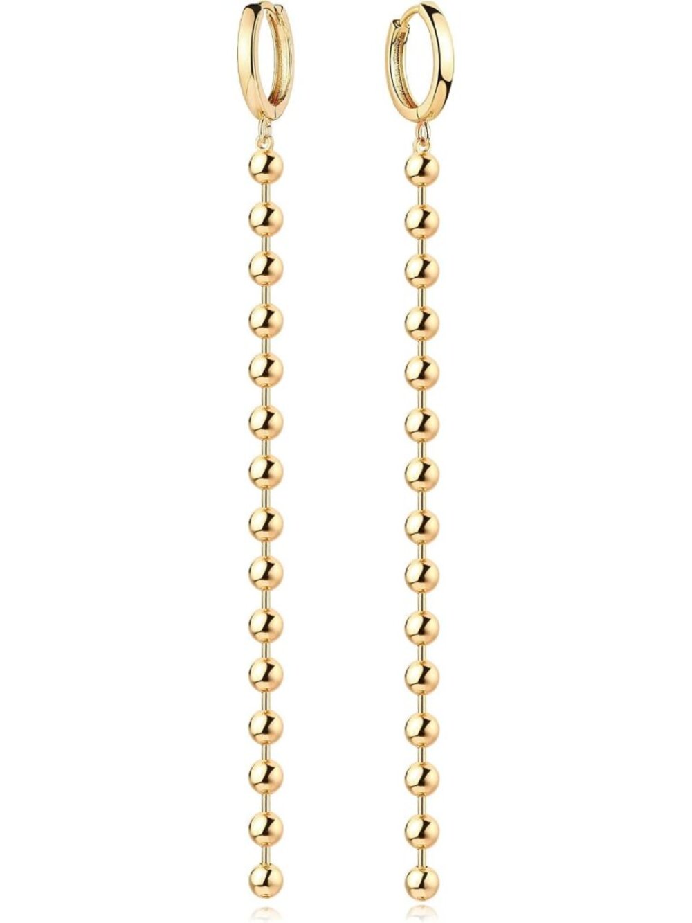 Elegant Gold Dainty Dangle Huggie Hoop Earrings for Women - Perfect Gift!